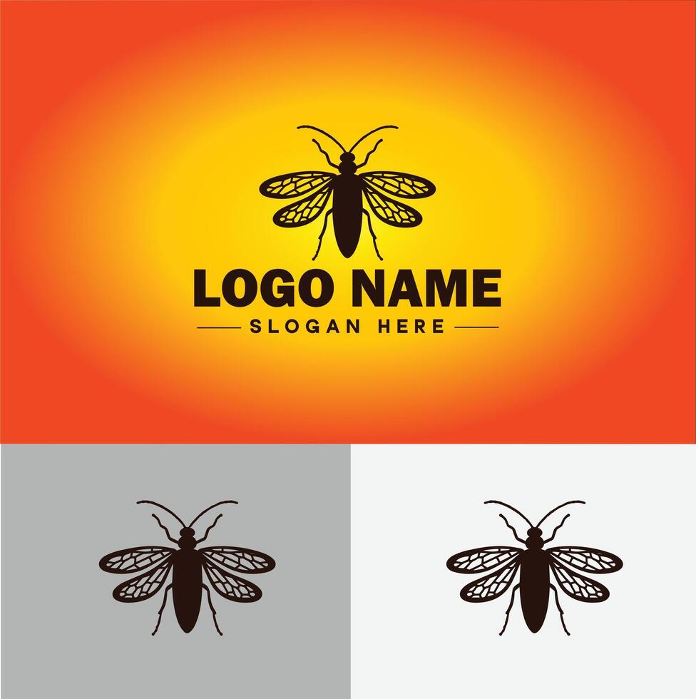 Beetle logo vector art icon graphics for company brand business logo template