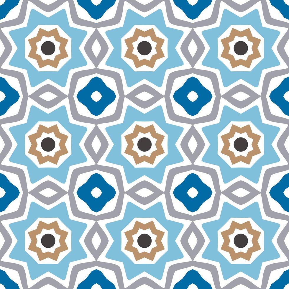 Ornament seamless pattern. Mandala background vector