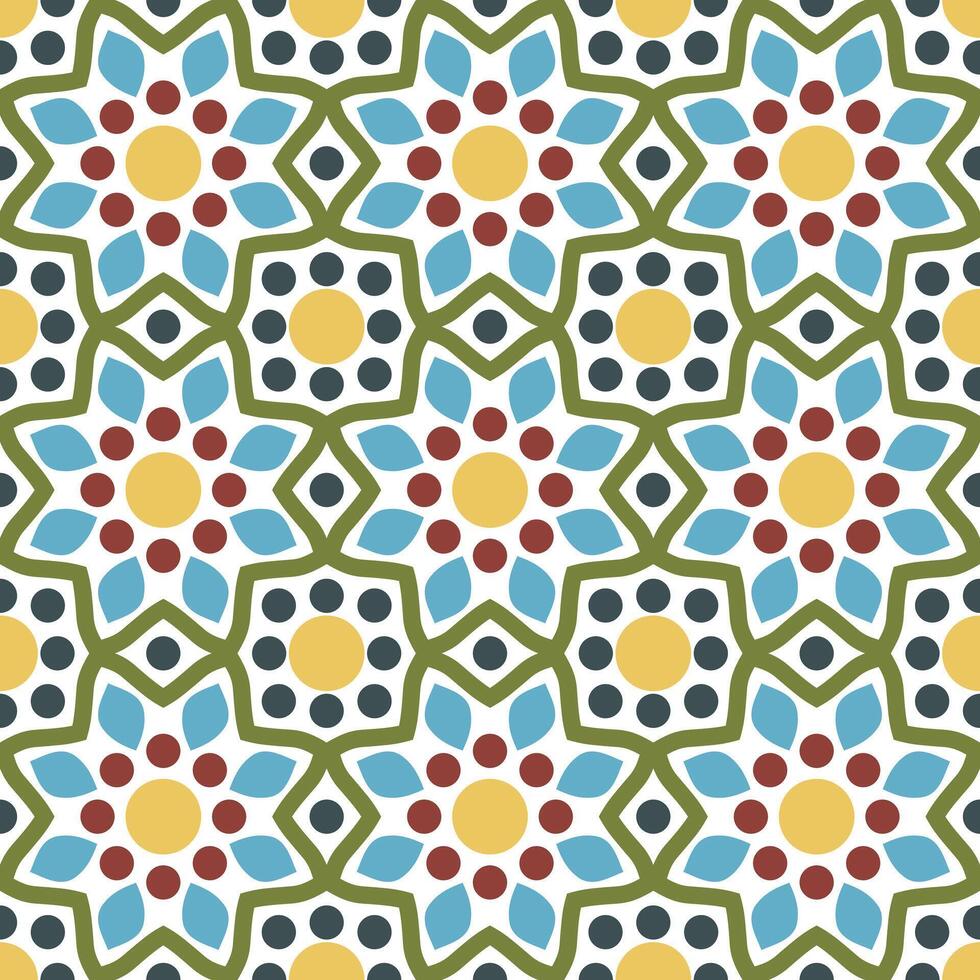 Ornament seamless pattern. Mandala background vector
