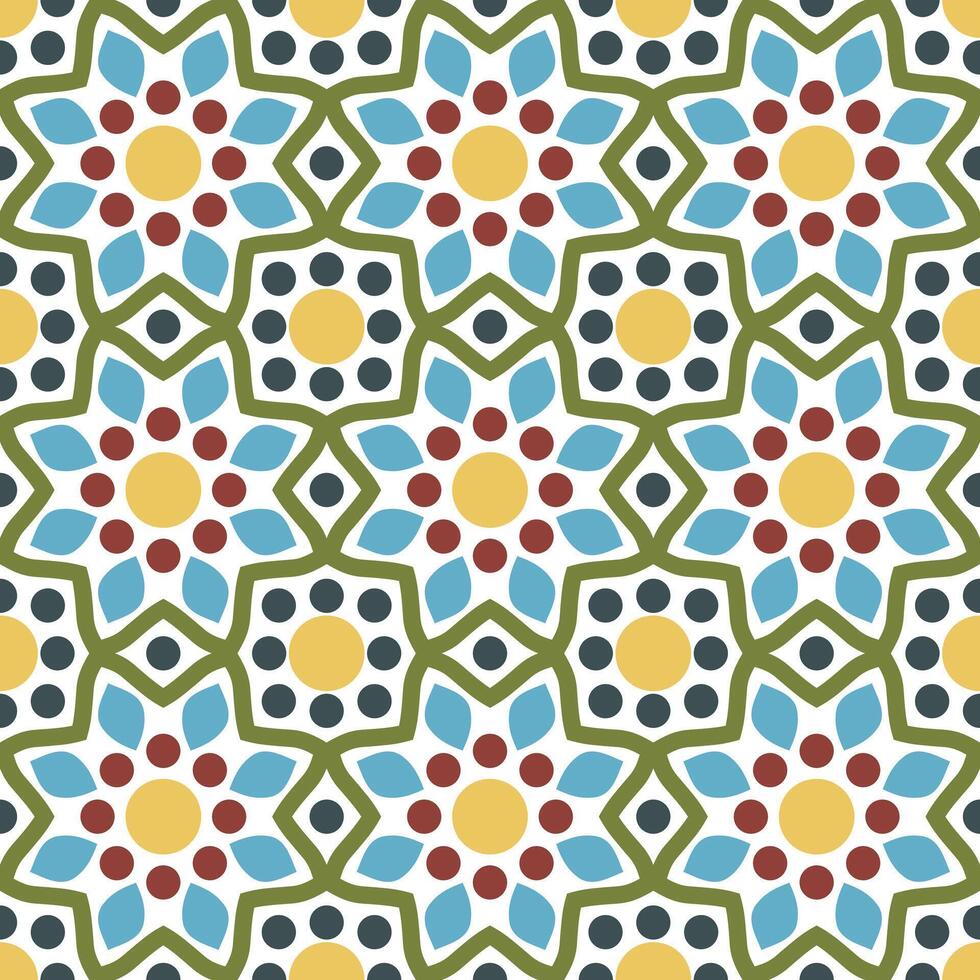 Ornament seamless pattern. Mandala background vector