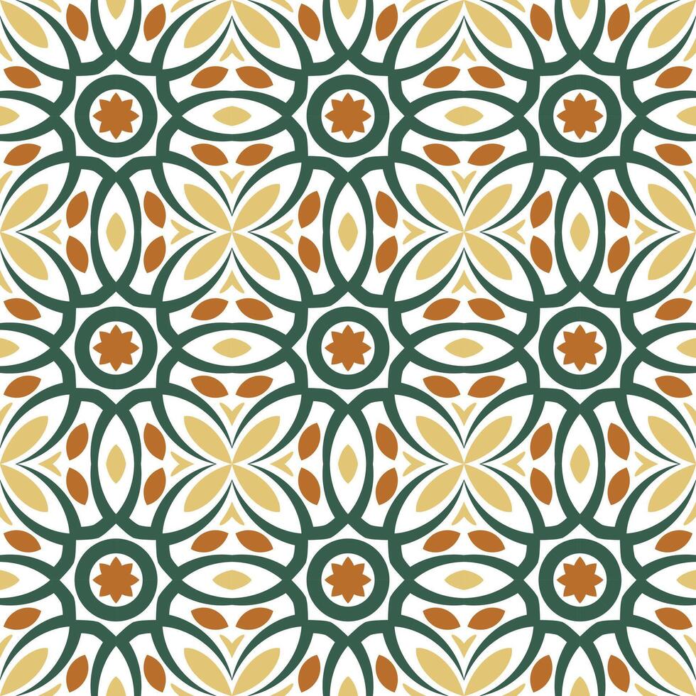 Ornament seamless pattern. Mandala background vector