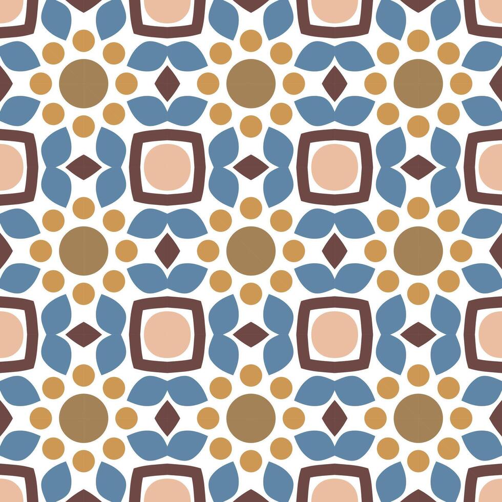 Ornament seamless pattern. Mandala background vector