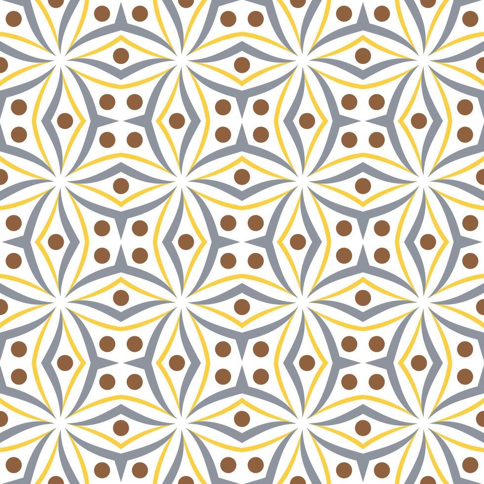 Ornament seamless pattern. Mandala background vector