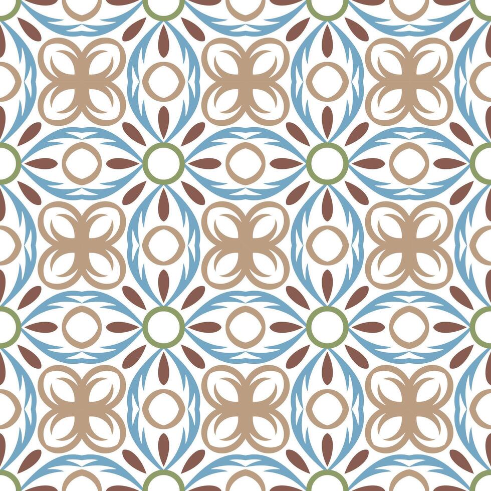 Ornament seamless pattern. Mandala background vector