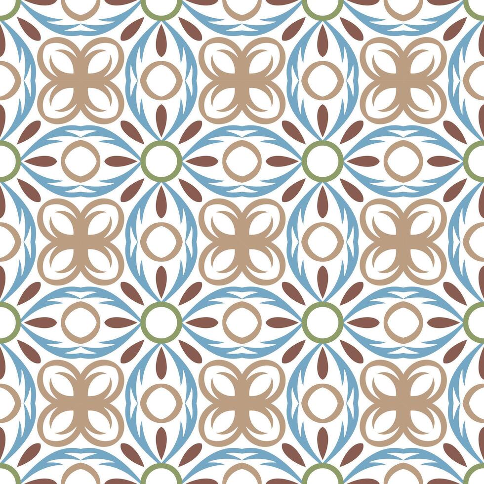 Ornament seamless pattern. Mandala background vector