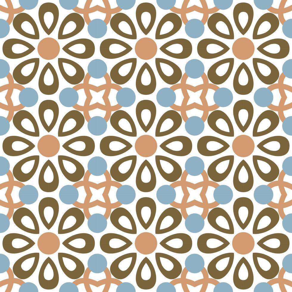 Ornament seamless pattern. Mandala background vector