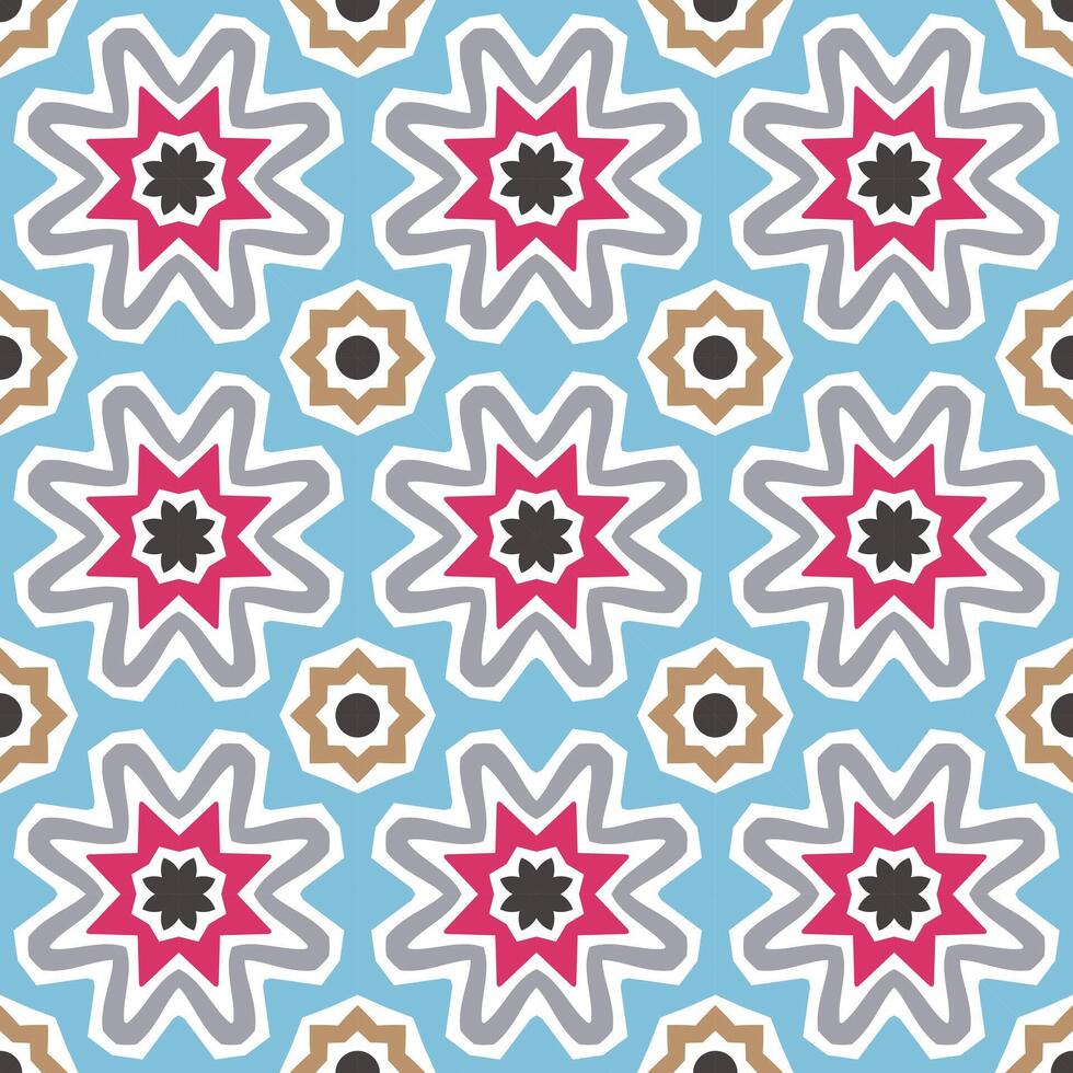 Ornament seamless pattern. Mandala background vector