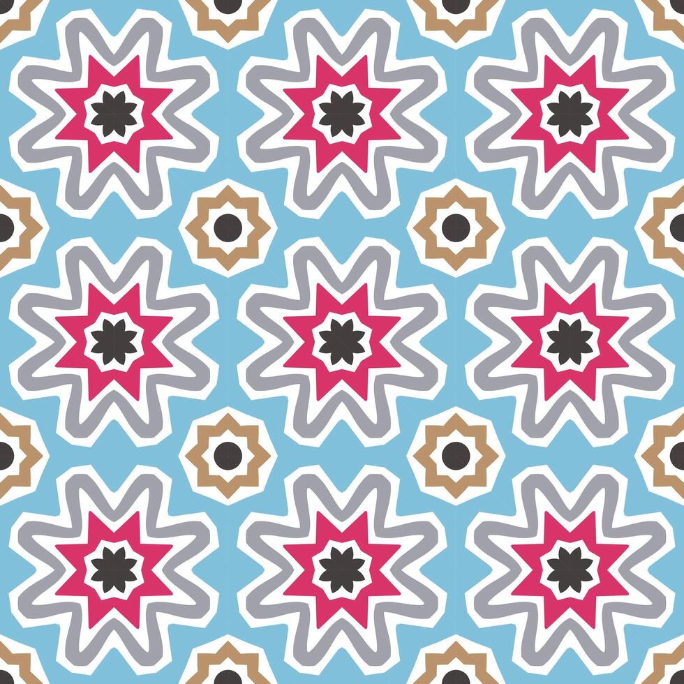 Ornament seamless pattern. Mandala background vector