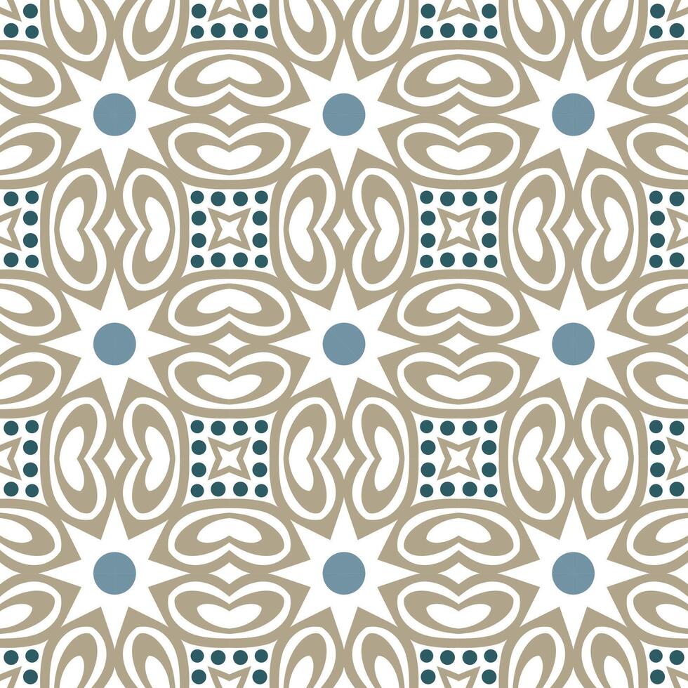 Ornament seamless pattern. Mandala background vector