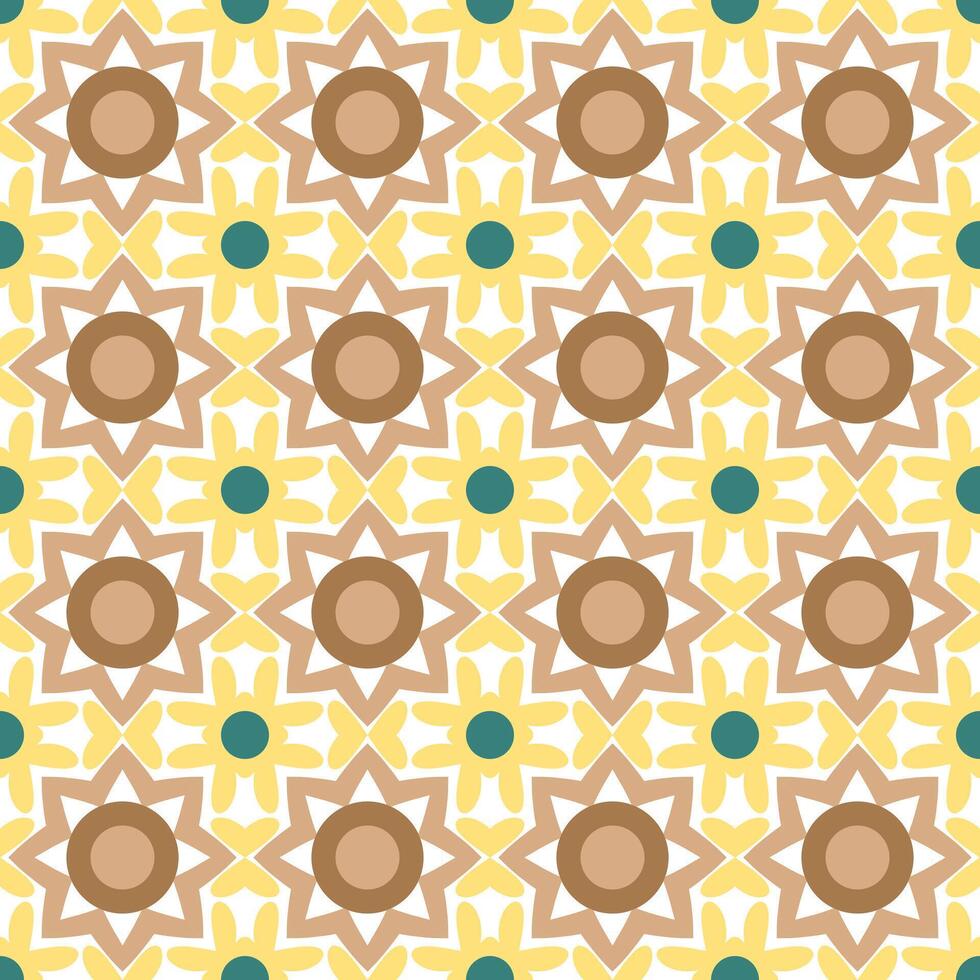 Ornament seamless pattern. Mandala background vector