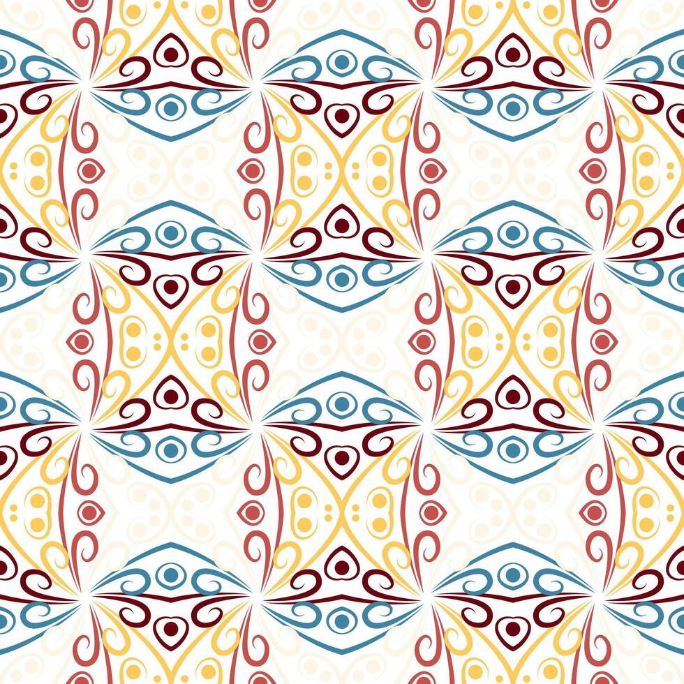 Ornament seamless pattern. Mandala background vector
