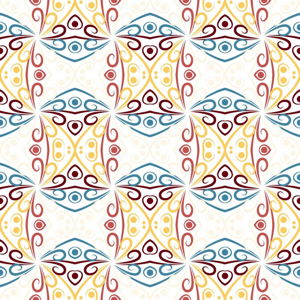 Ornament seamless pattern. Mandala background vector