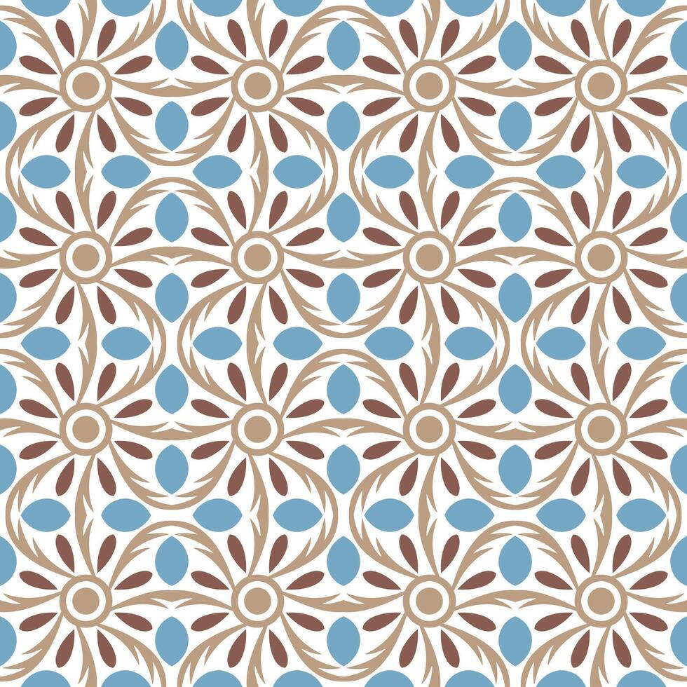 Ornament seamless pattern. Mandala background vector