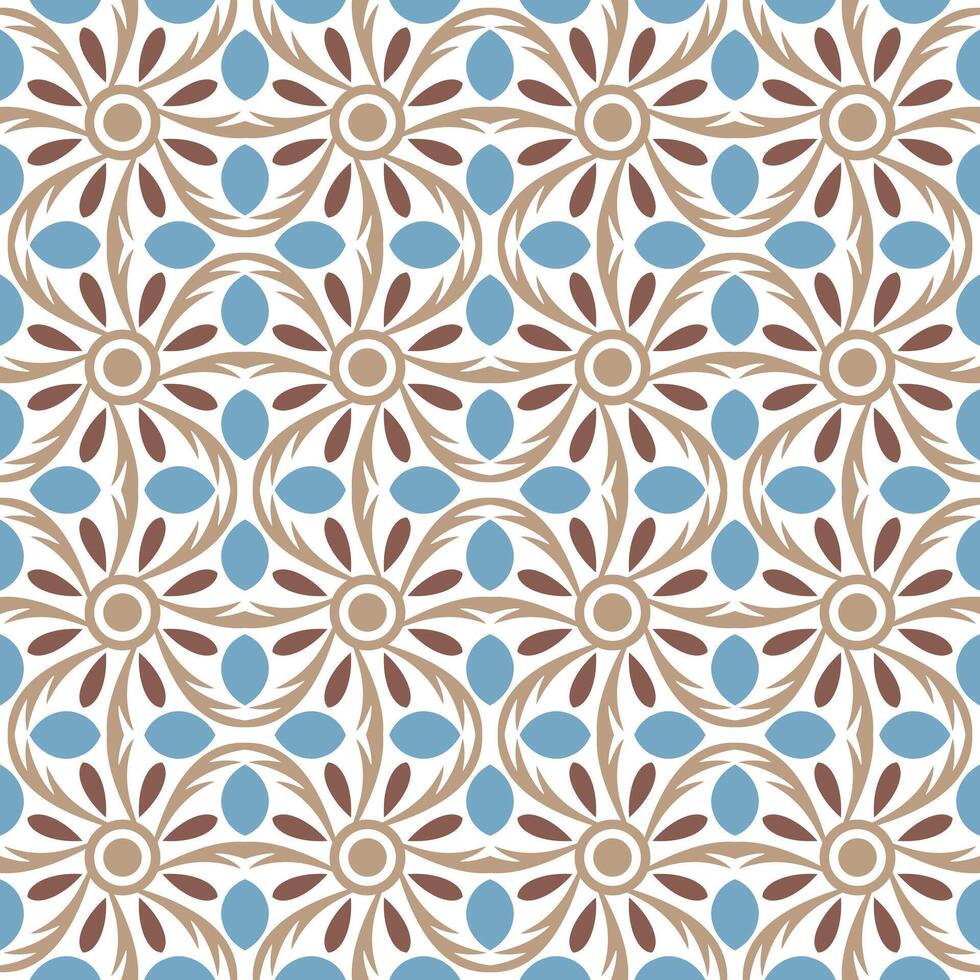 Ornament seamless pattern. Mandala background vector