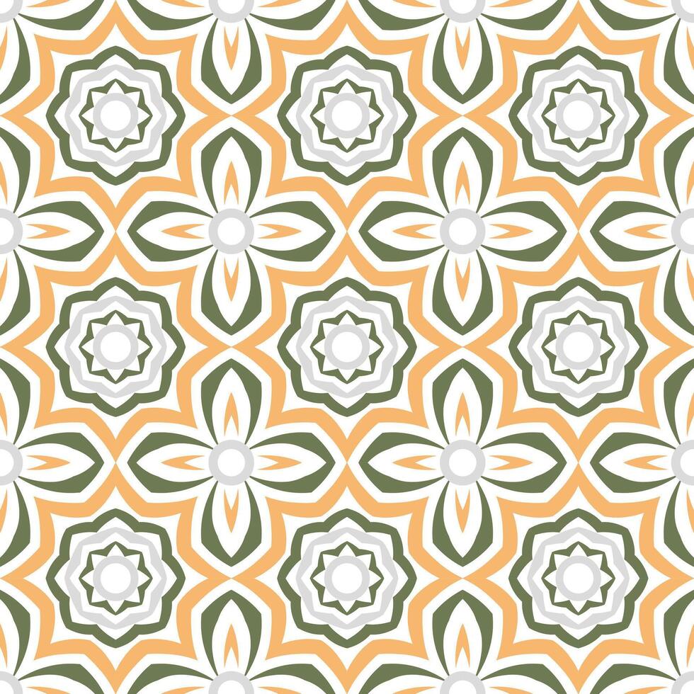 Ornament seamless pattern. Mandala background vector