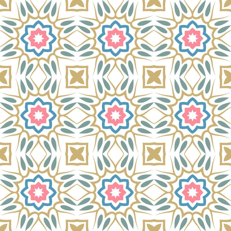 Ornament seamless pattern. Mandala background vector