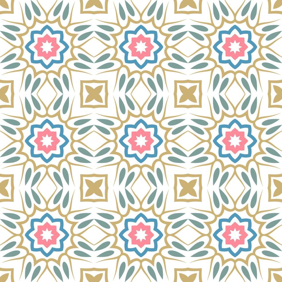 Ornament seamless pattern. Mandala background vector