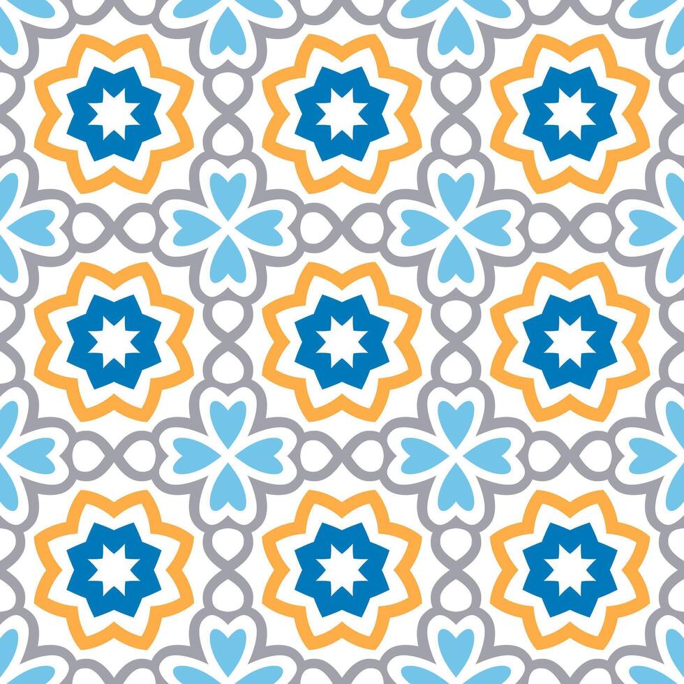 Ornament seamless pattern. Mandala background vector