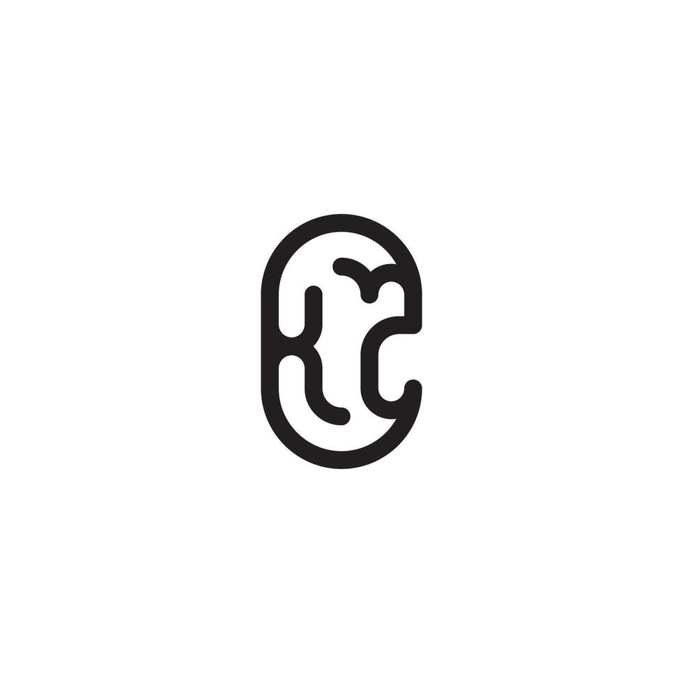 XZ line simple round initial concept with high quality logo design vector