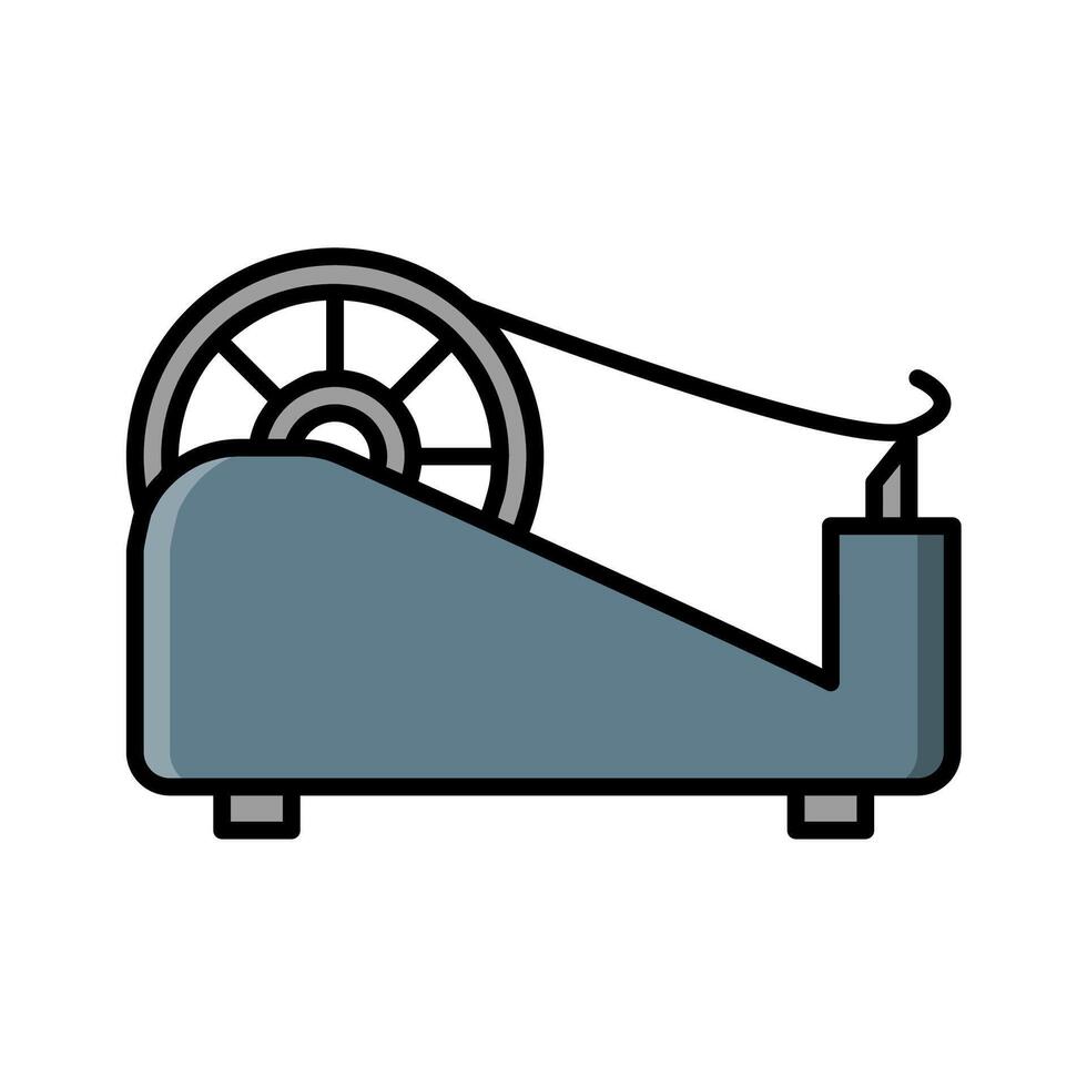 tape dispenser icon vector or logo illustration filled color style