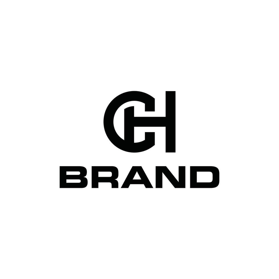 Letter CH Logo Design Monogram icon vector template, suitable for your company