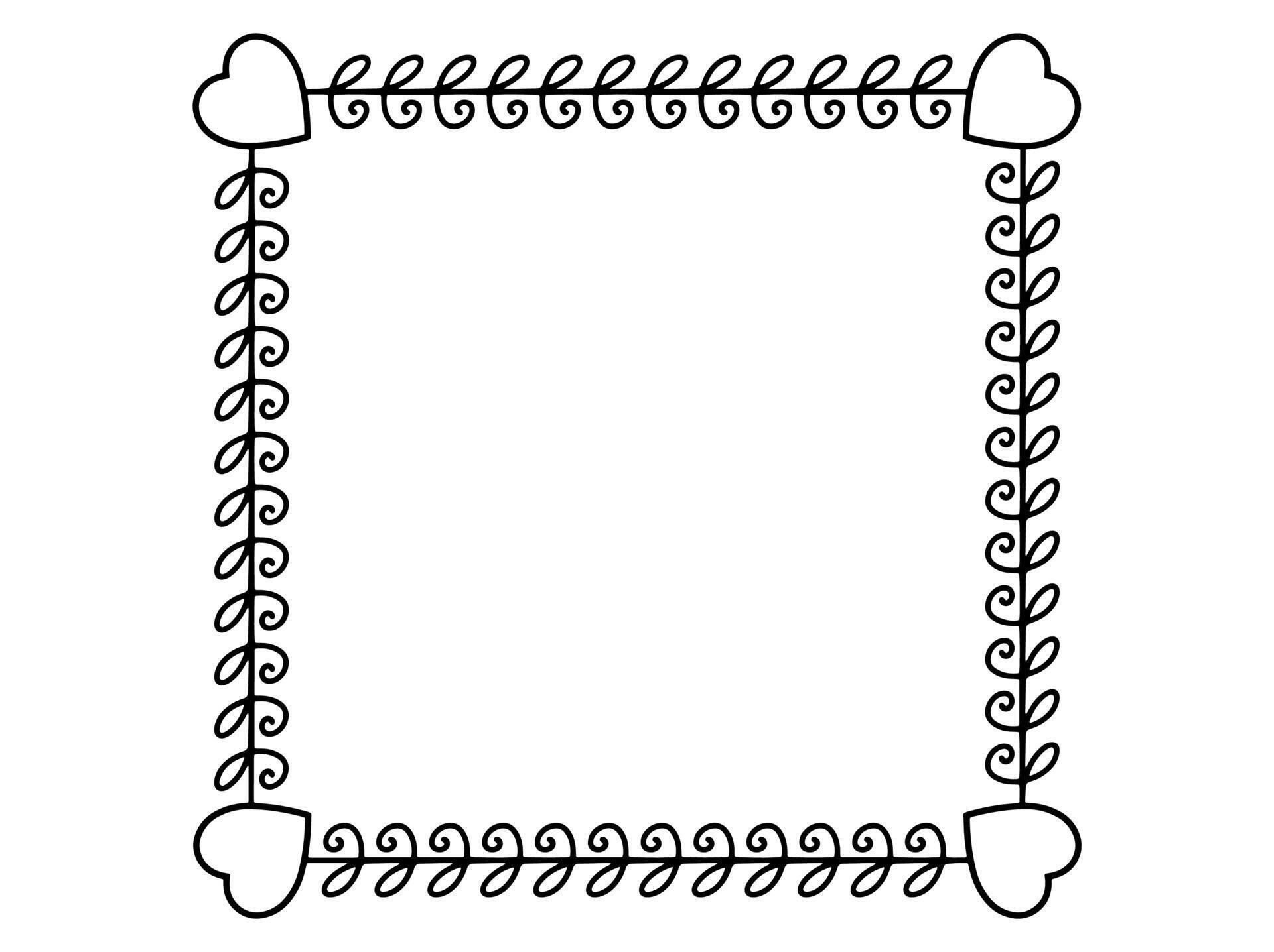 Valentine Day Frame Background Illustration 37273656 Vector Art at Vecteezy