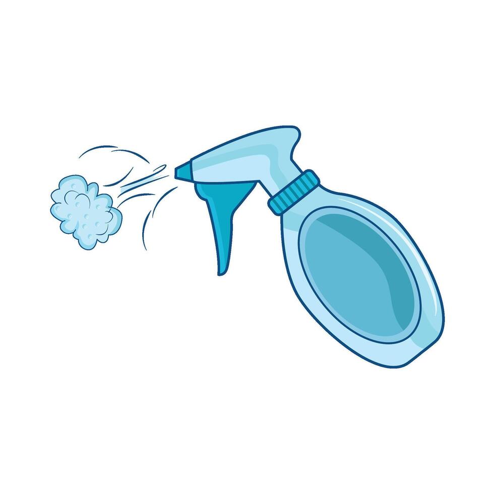 illustration of spray bottle vector