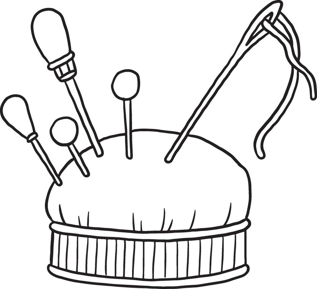 handmade artwork hobby sketch doodle vector