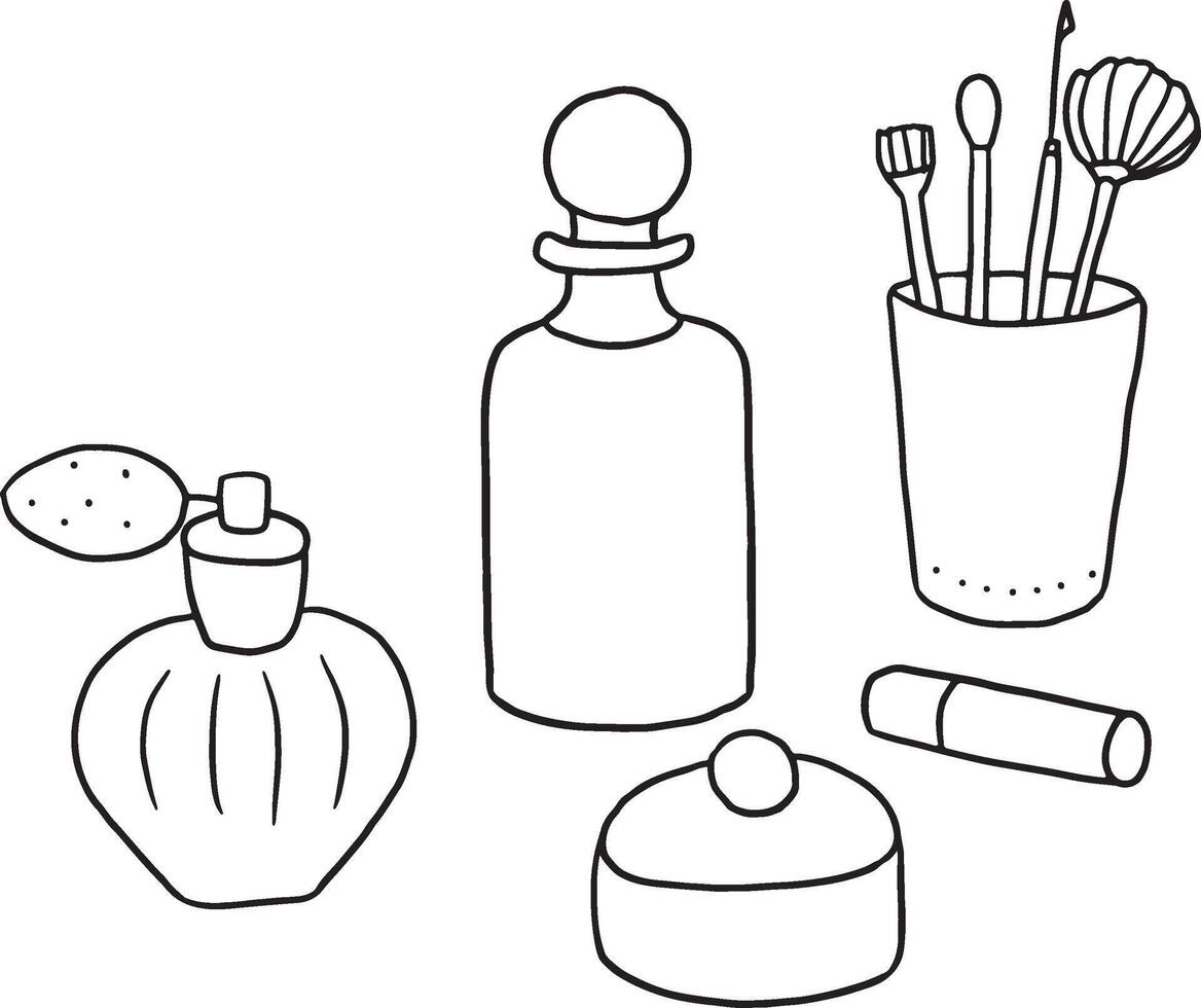 bottle vector set design illustration