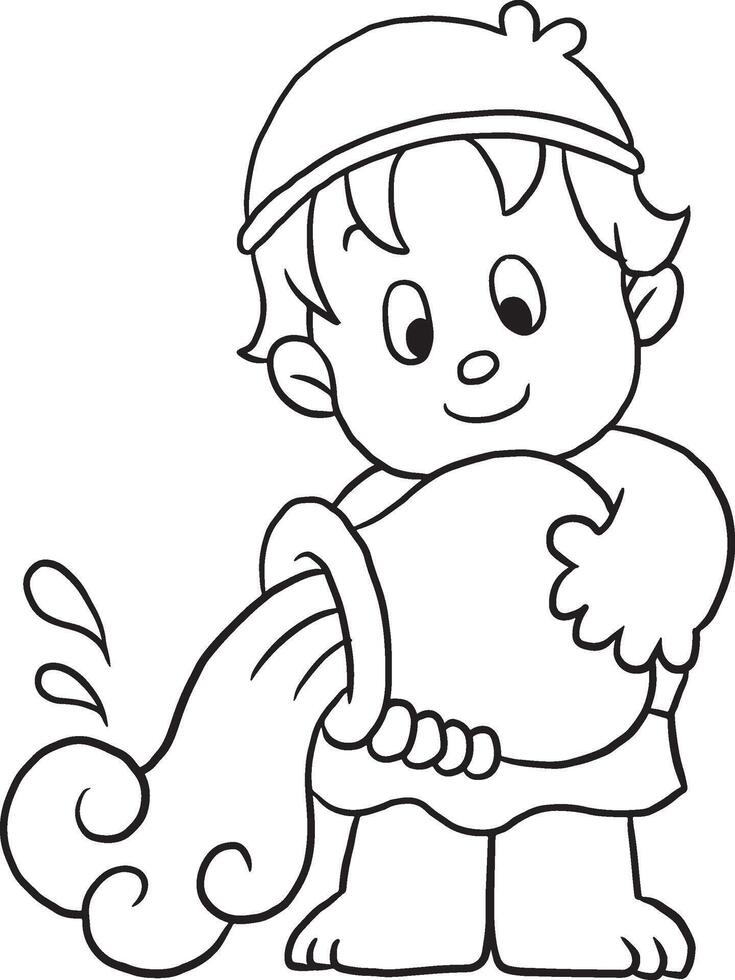 clip art preschool black and white 37273927 Vector Art at Vecteezy