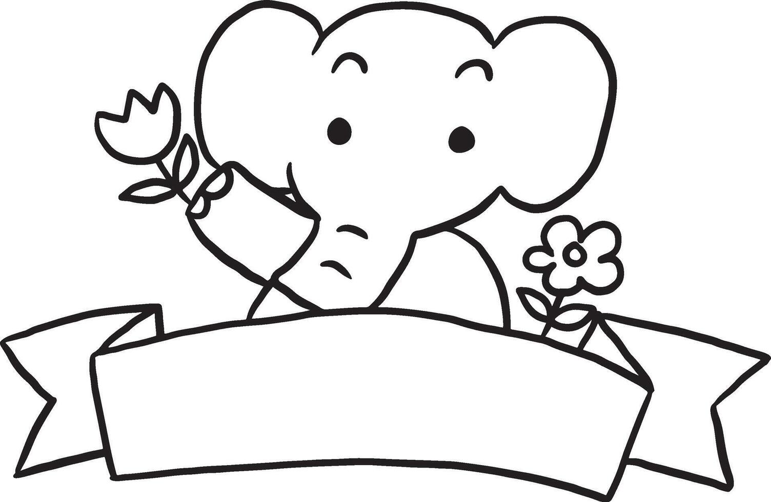 cartoon cute animal illustration character vector