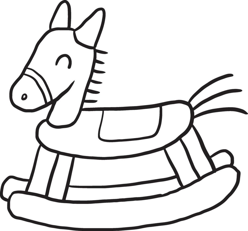 cowboy mascot tail ride horse vector