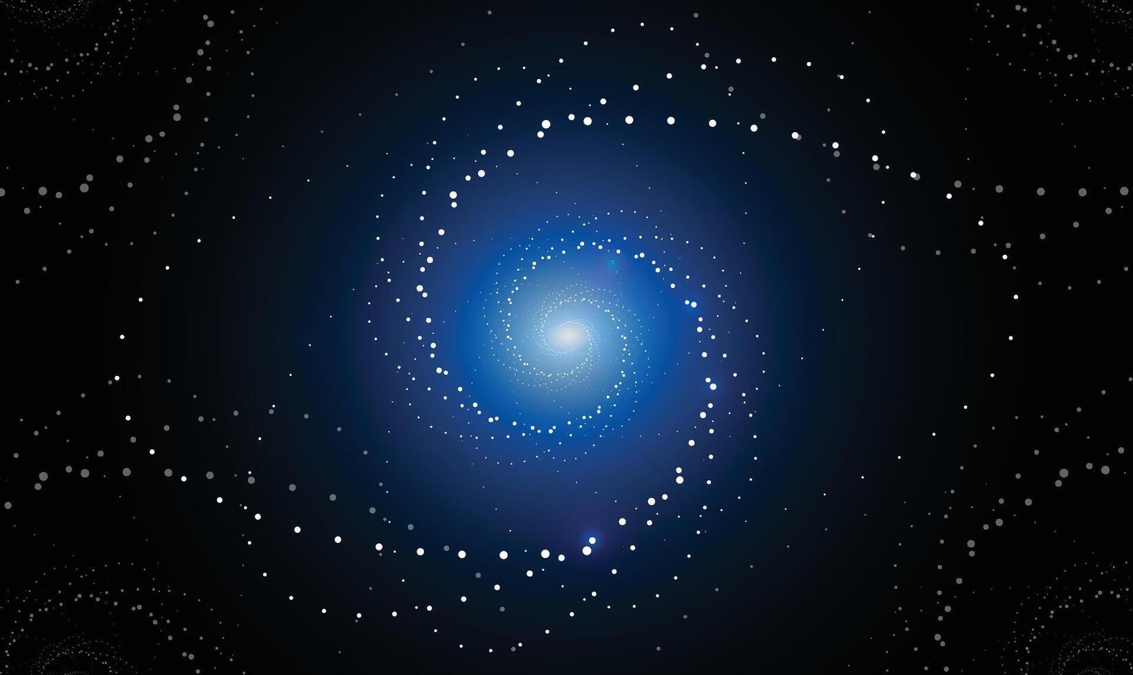 Spiral galaxy background. vector