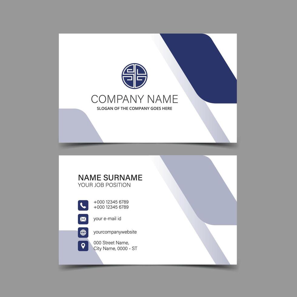 Professional and Creative Business Card Template vector