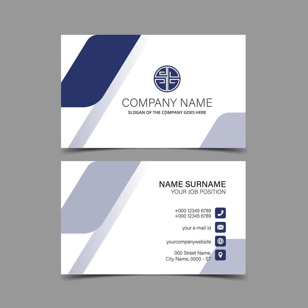 Professional and Creative Business Card Template vector
