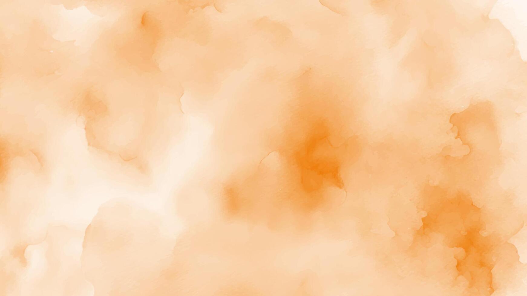 Abstract orange watercolor background. Orange water color splash texture vector