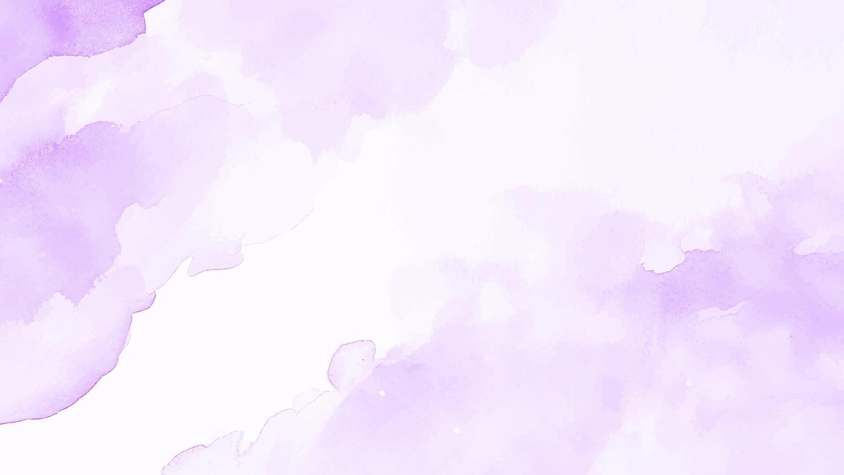 Abstract purple watercolor background. Pastel soft water color pattern vector