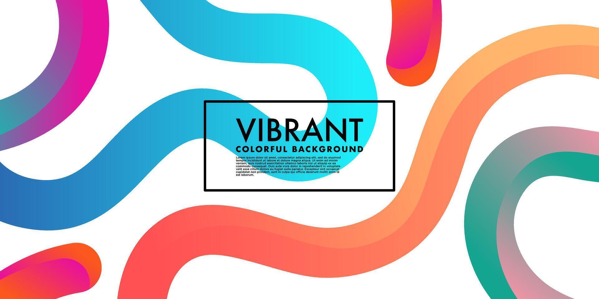 Abstract Vibrant Gradient background, fluid liquid design vector