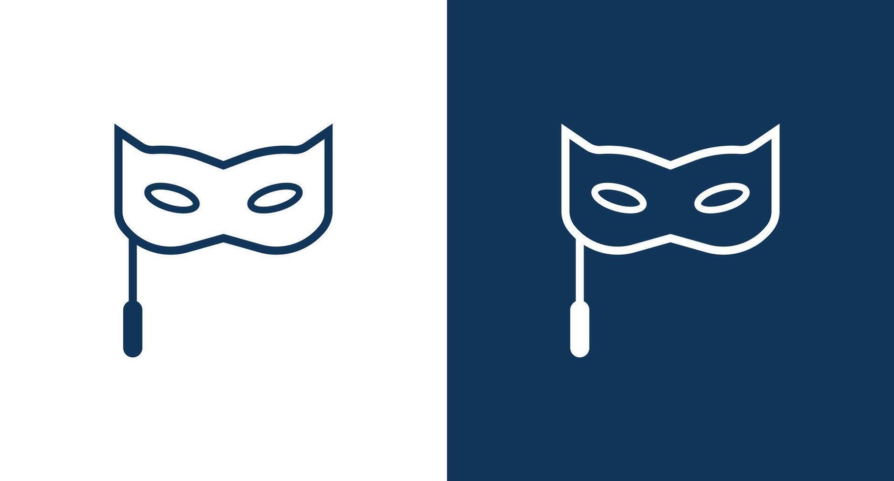 Eye mask icon illustration isolated vector sign symbol