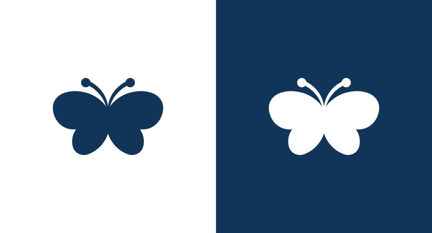 Butterfly icon for web and mobile vector