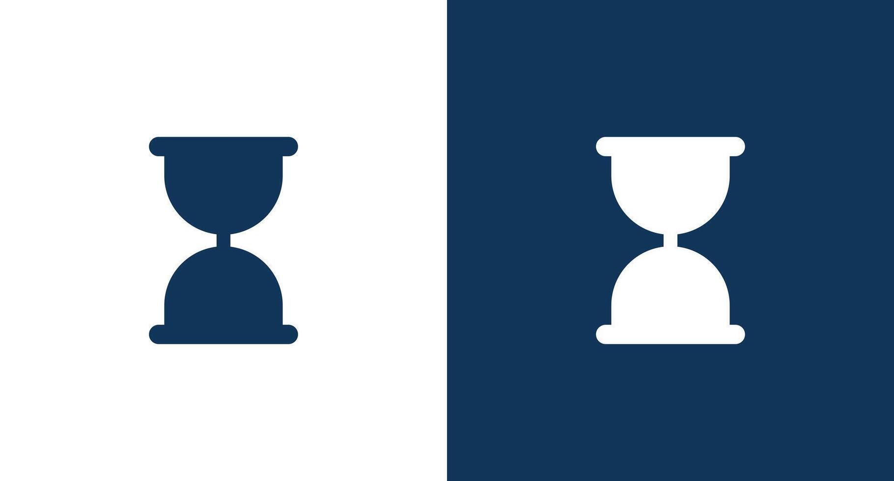 Hourglass icon for web and mobile vector