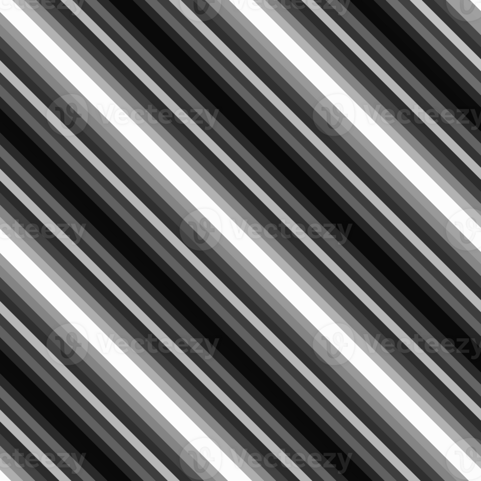 Black and white striped abstract background overlay. Motion effect. PNG graphic illustration with transparent background.