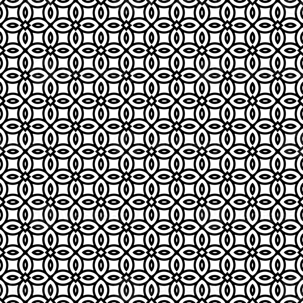 Black seamless abstract pattern. Overlay for background and backdrop. Ornamental design. PNG graphic illustration with transparent background.