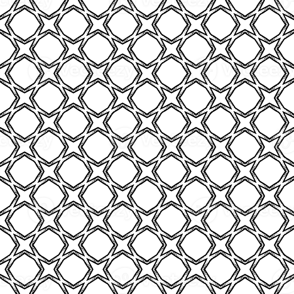Black seamless abstract pattern. Overlay for background and backdrop. Ornamental design. PNG graphic illustration with transparent background.