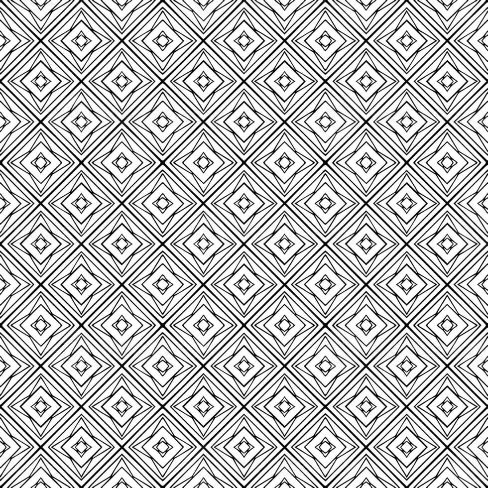 Black seamless abstract pattern. Overlay for background and backdrop. Ornamental design. PNG graphic illustration with transparent background.