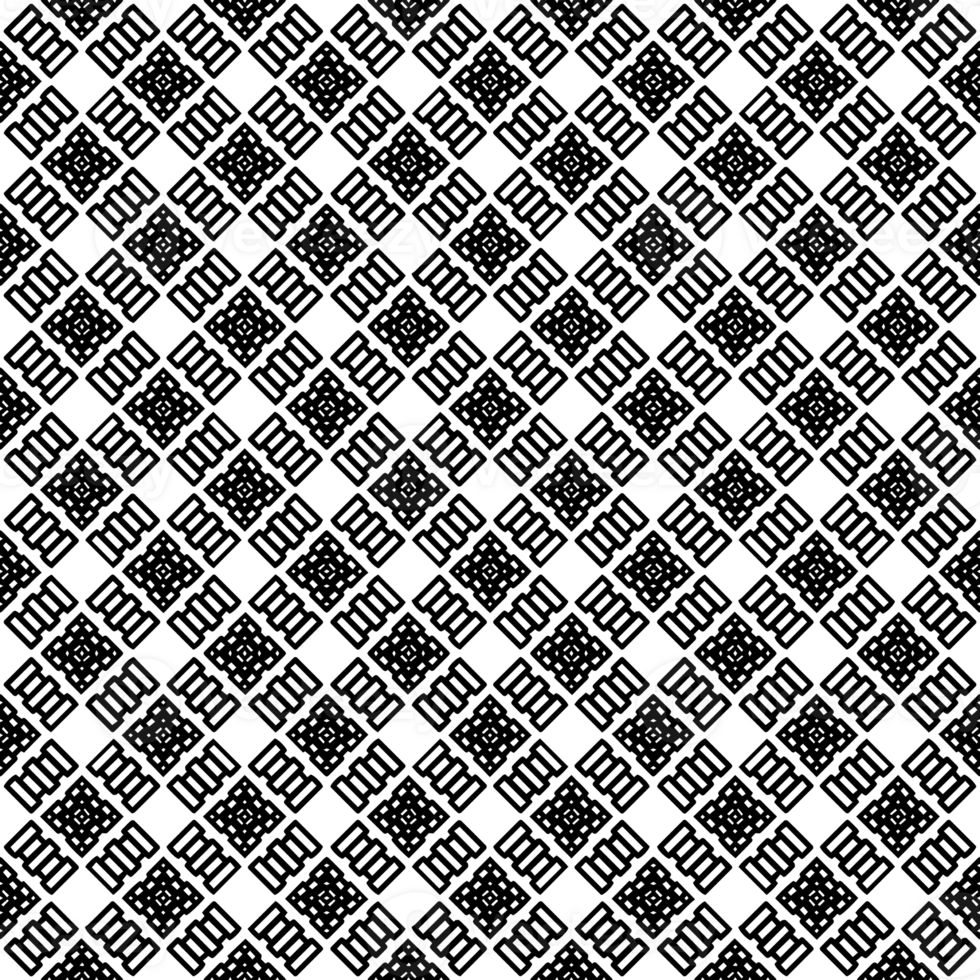 Black seamless abstract pattern. Overlay for background and backdrop. Ornamental design. PNG graphic illustration with transparent background.