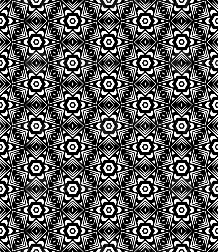 Black seamless abstract pattern. Overlay for background and backdrop. Ornamental design. PNG graphic illustration with transparent background.