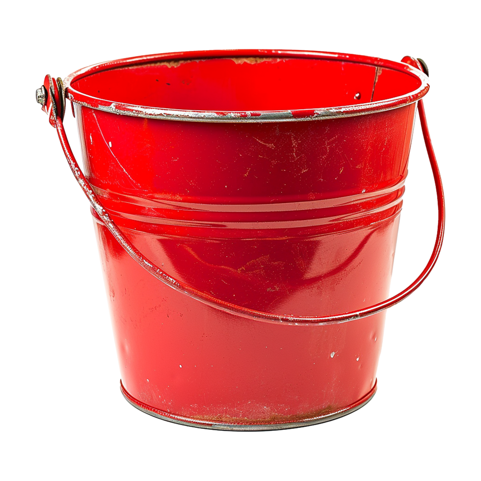 AI generated Bucket isolated on transparent background png