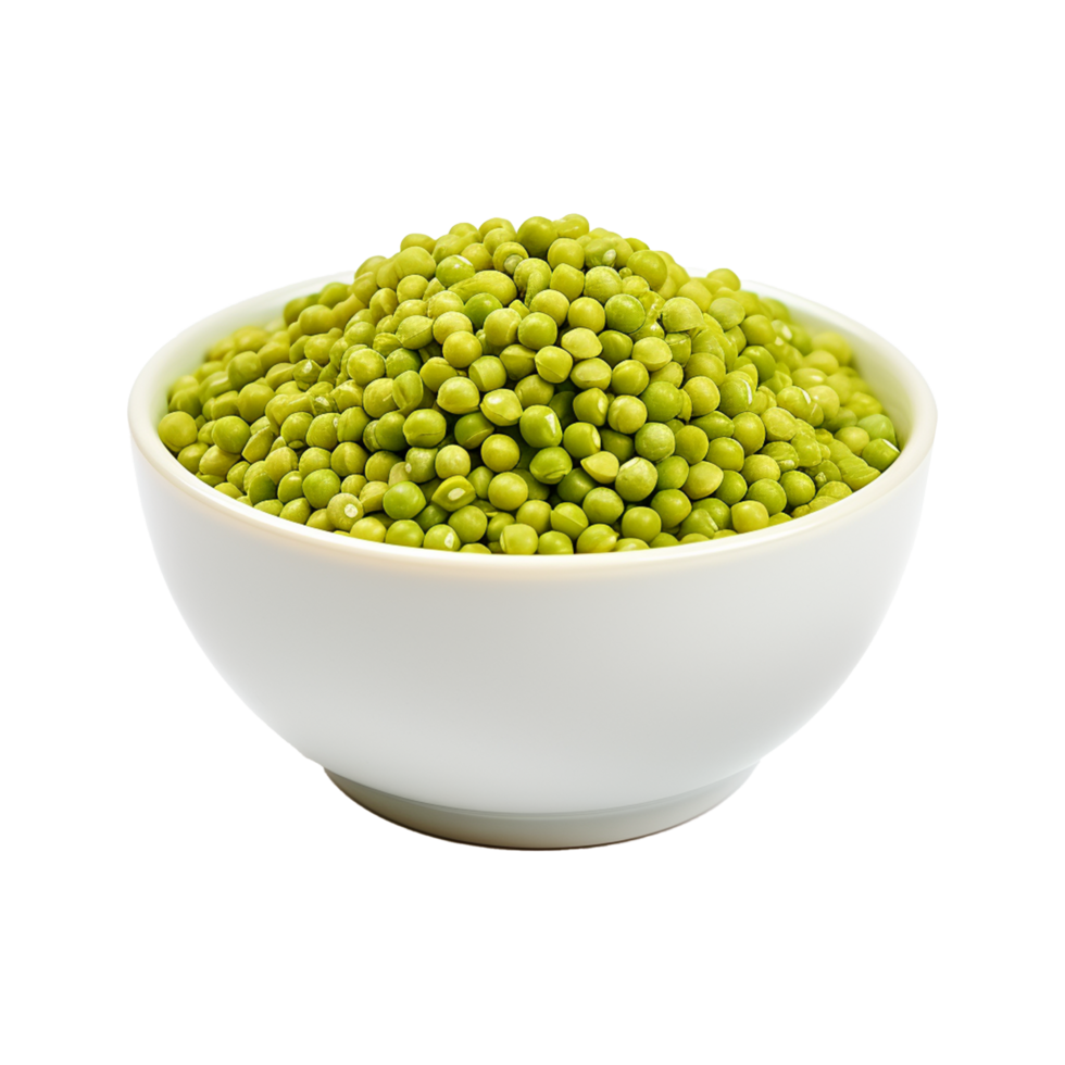 AI generated Mung beans isolated on transparent background png
