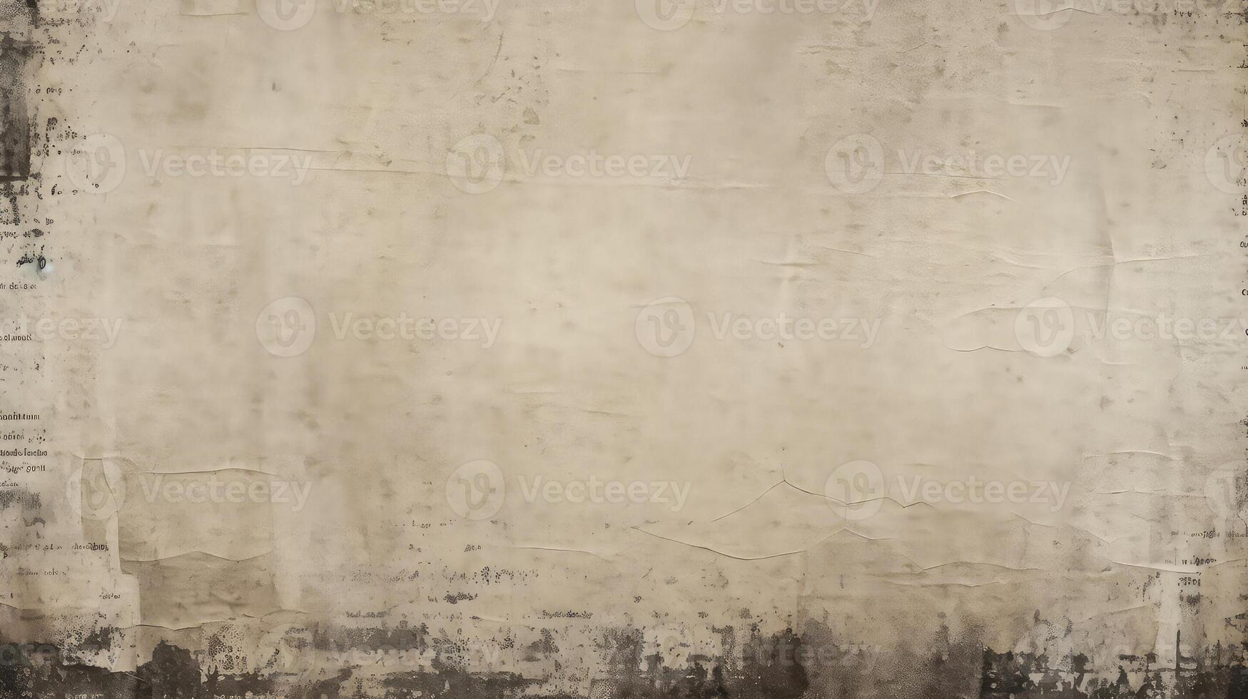 AI generated Old paper texture background with copy space photo